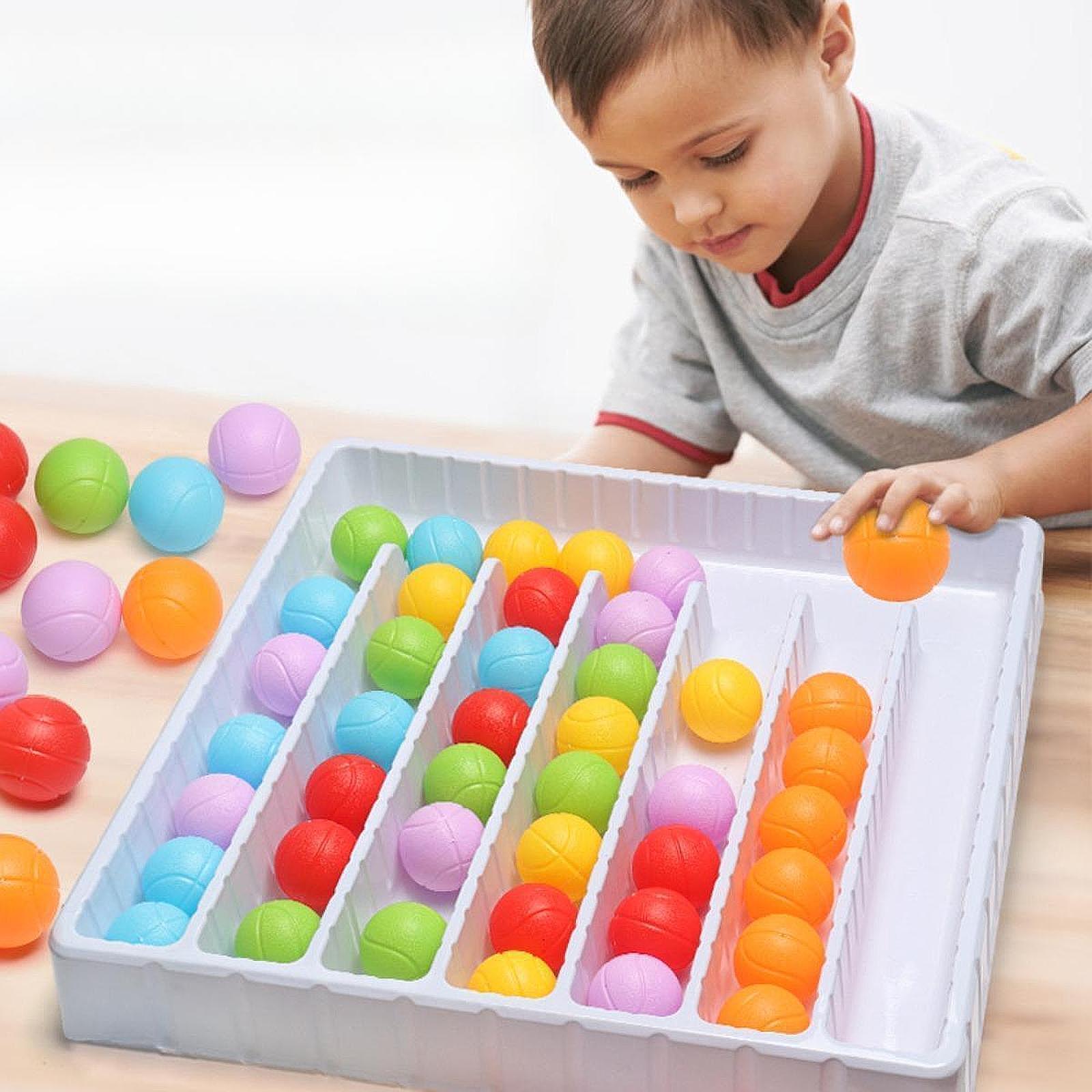 Kids Education Centre - لعبة فرز الكرات الملونة، أنشطة ترفيهية،