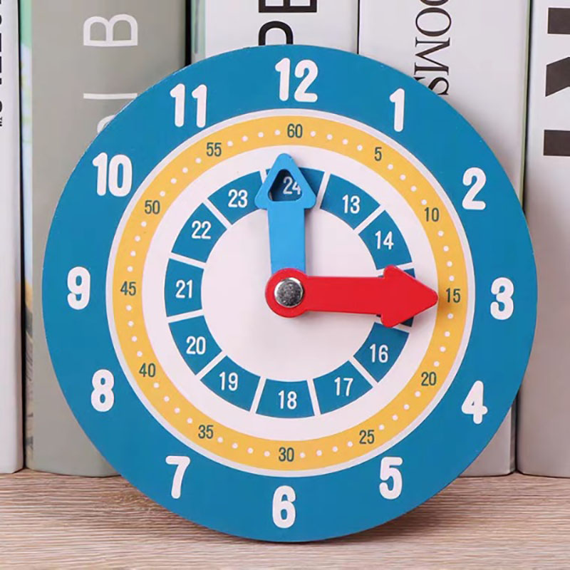 ساعة تعلم مونتيسوري ساعة خشبية - مراجعة Kids Educational Watch وسعره