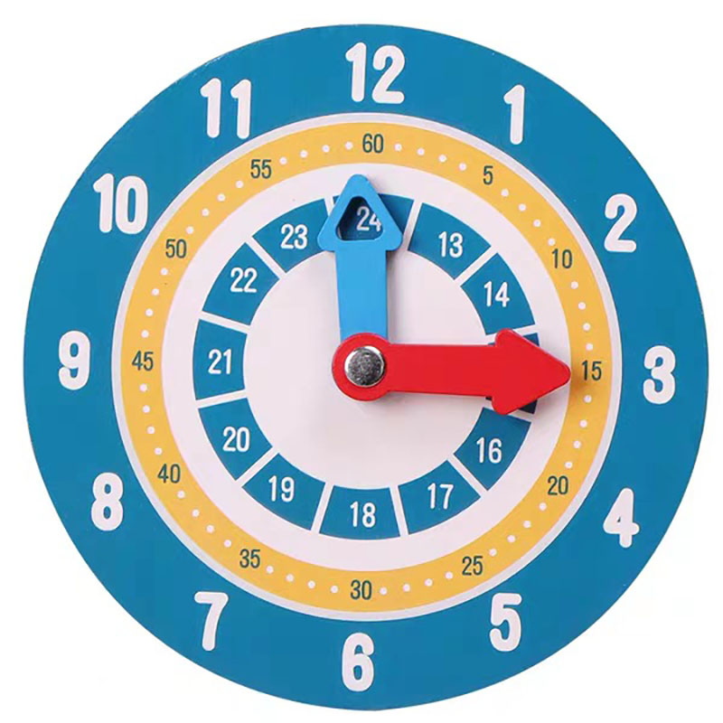 ساعة تعلم مونتيسوري ساعة خشبية - مراجعة Kids Educational Watch وسعره