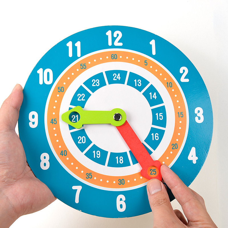 ساعة تعلم مونتيسوري ساعة خشبية - مراجعة Kids Educational Watch وسعره