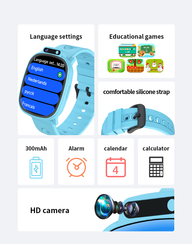 ساعة ذكية جديدة للأطفال H10 مع - مراجعة Kids Educational Watch وسعره