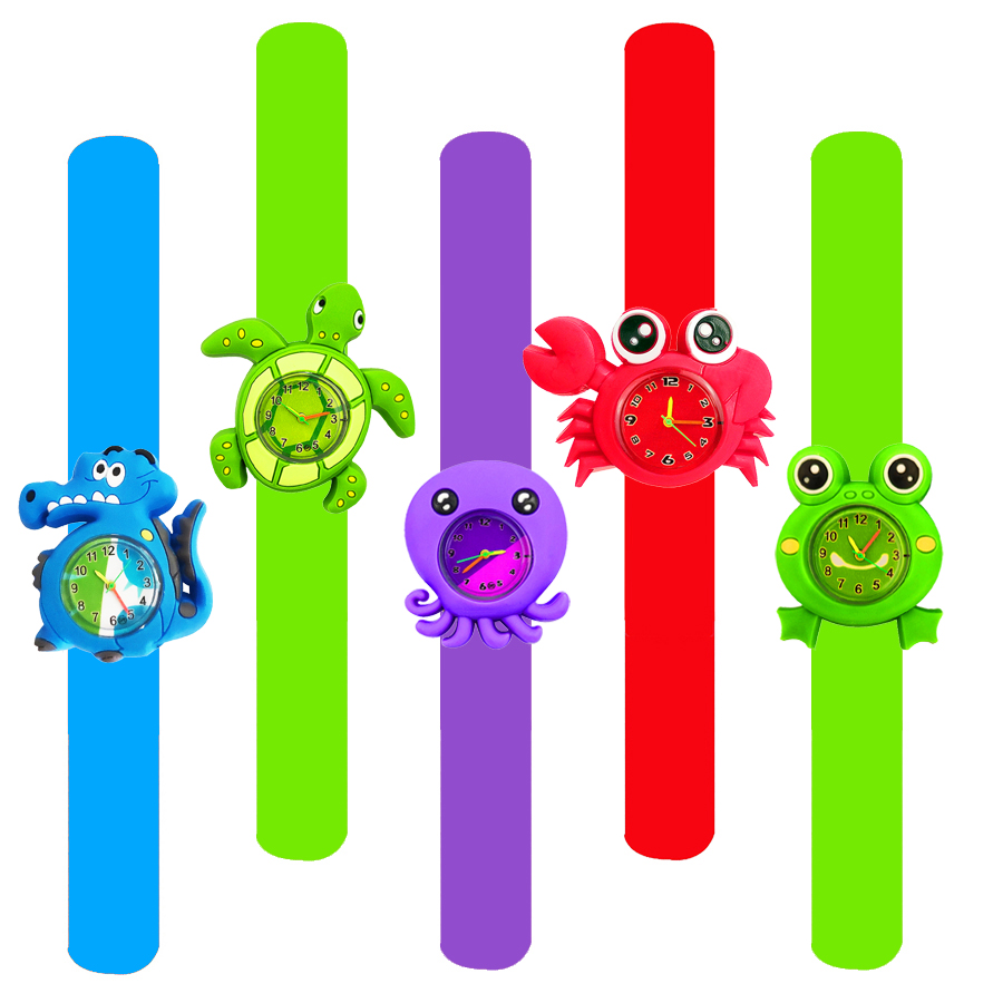 ساعات كرتون دلافين قرش للأطفال - مراجعة Kids Educational Watch وسعره
