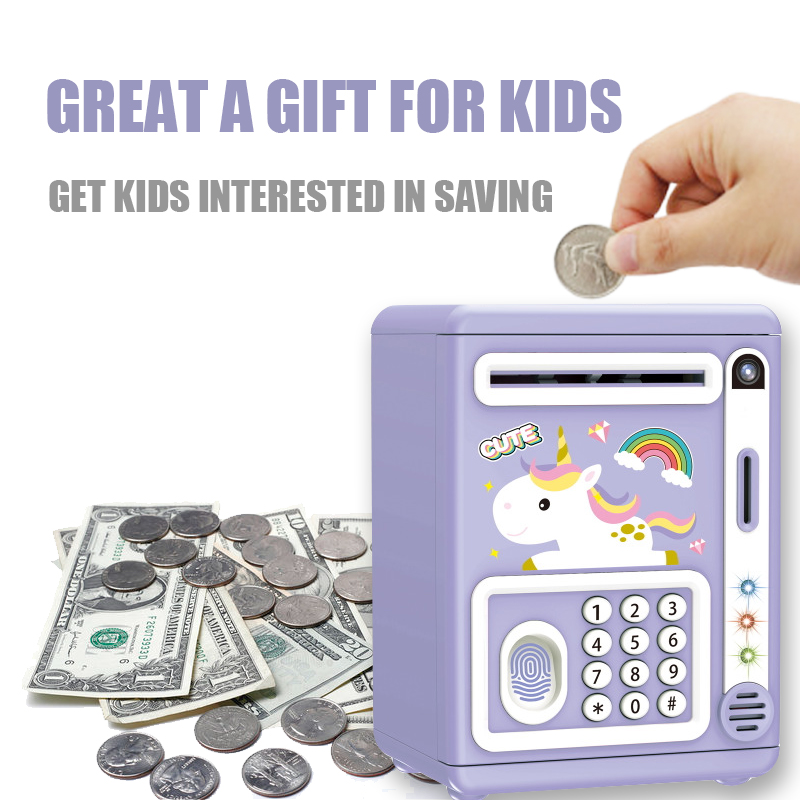 حصالة نقود كرتونية لتزيين المن - مراجعة Kids Education Money وسعره