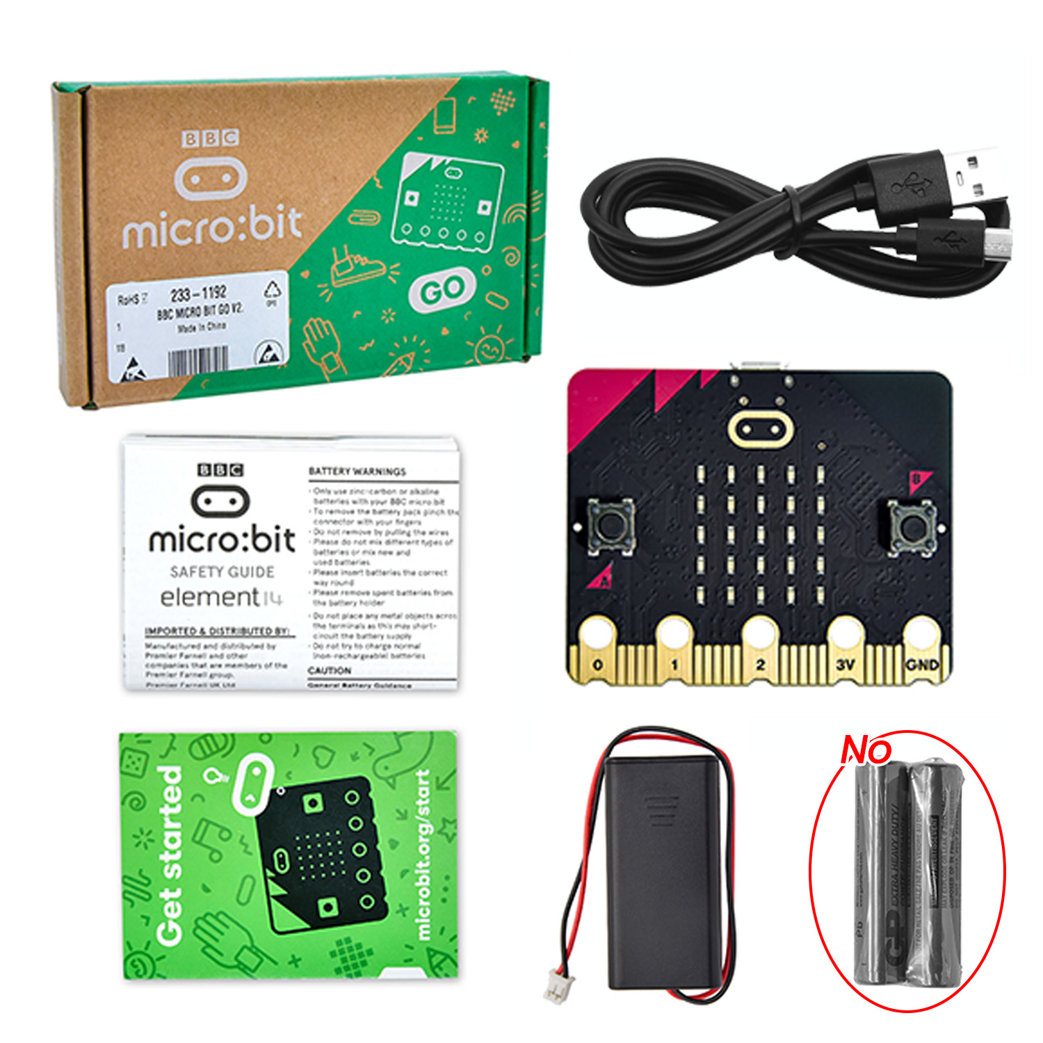 لوحة تطوير BBC Micro Bit V2 ال - مراجعة Kids Education Program وسعره