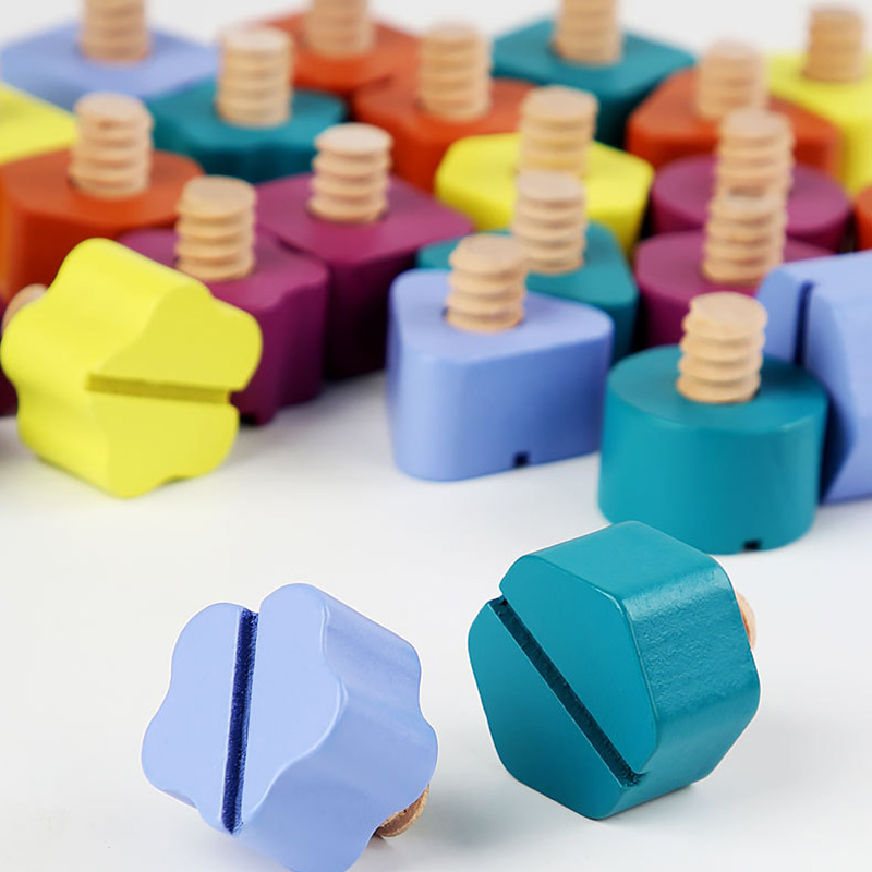 الأطفال خشبية المسمار الجوز ال - مراجعة Montessori Shelf Toy وسعره