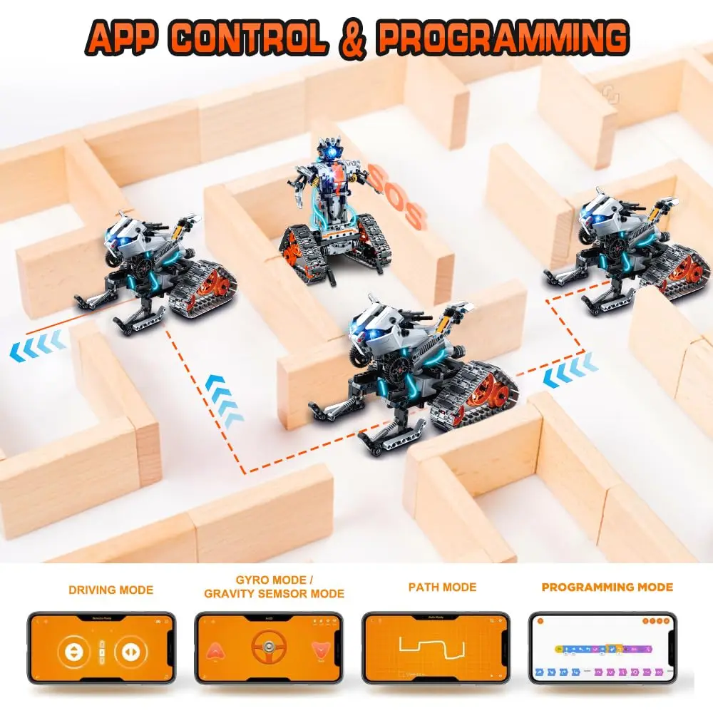 622 قطعة مكعبات بناء روبوت برم - مراجعة Kids Education Program وسعره
