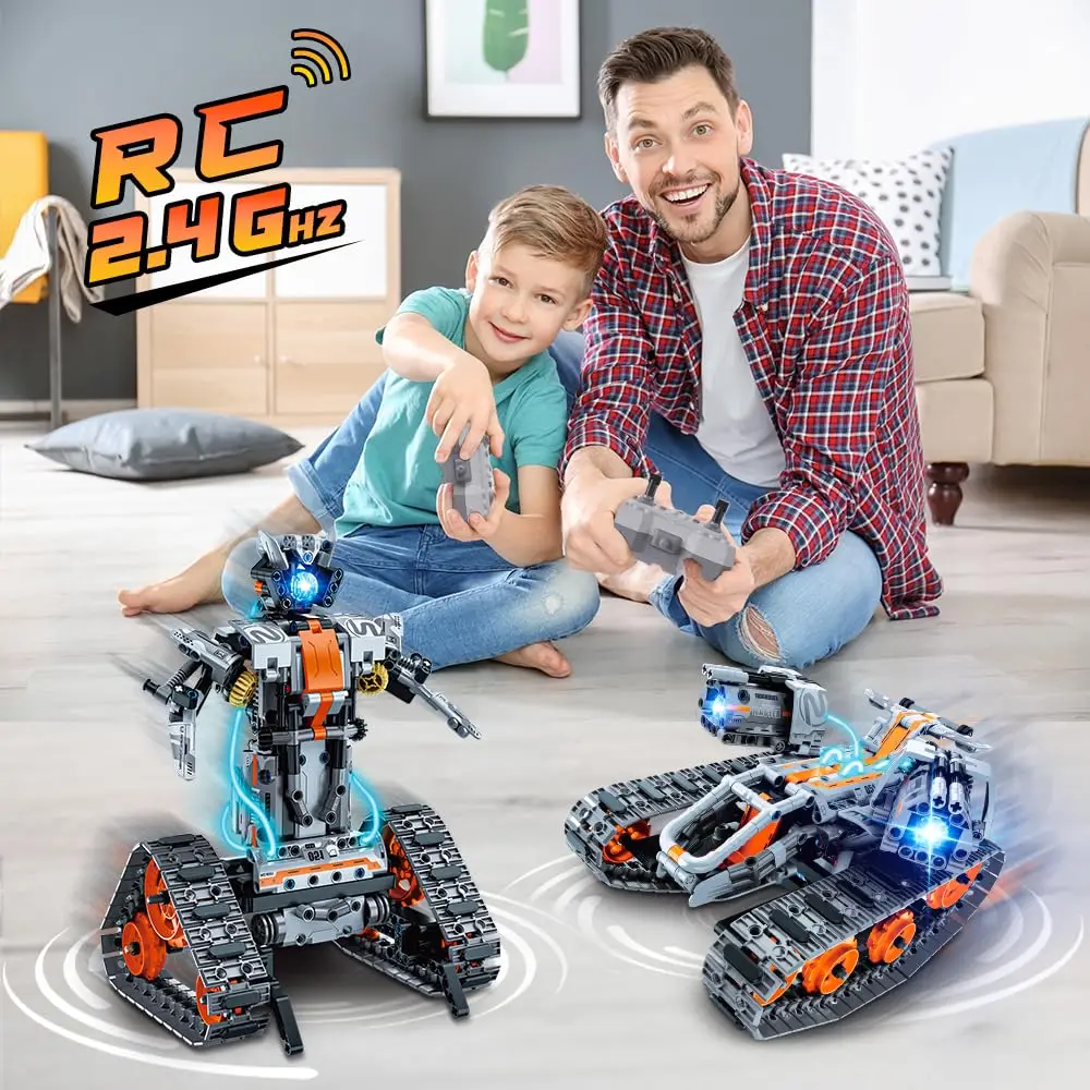622 قطعة مكعبات بناء روبوت برم - مراجعة Kids Education Program وسعره