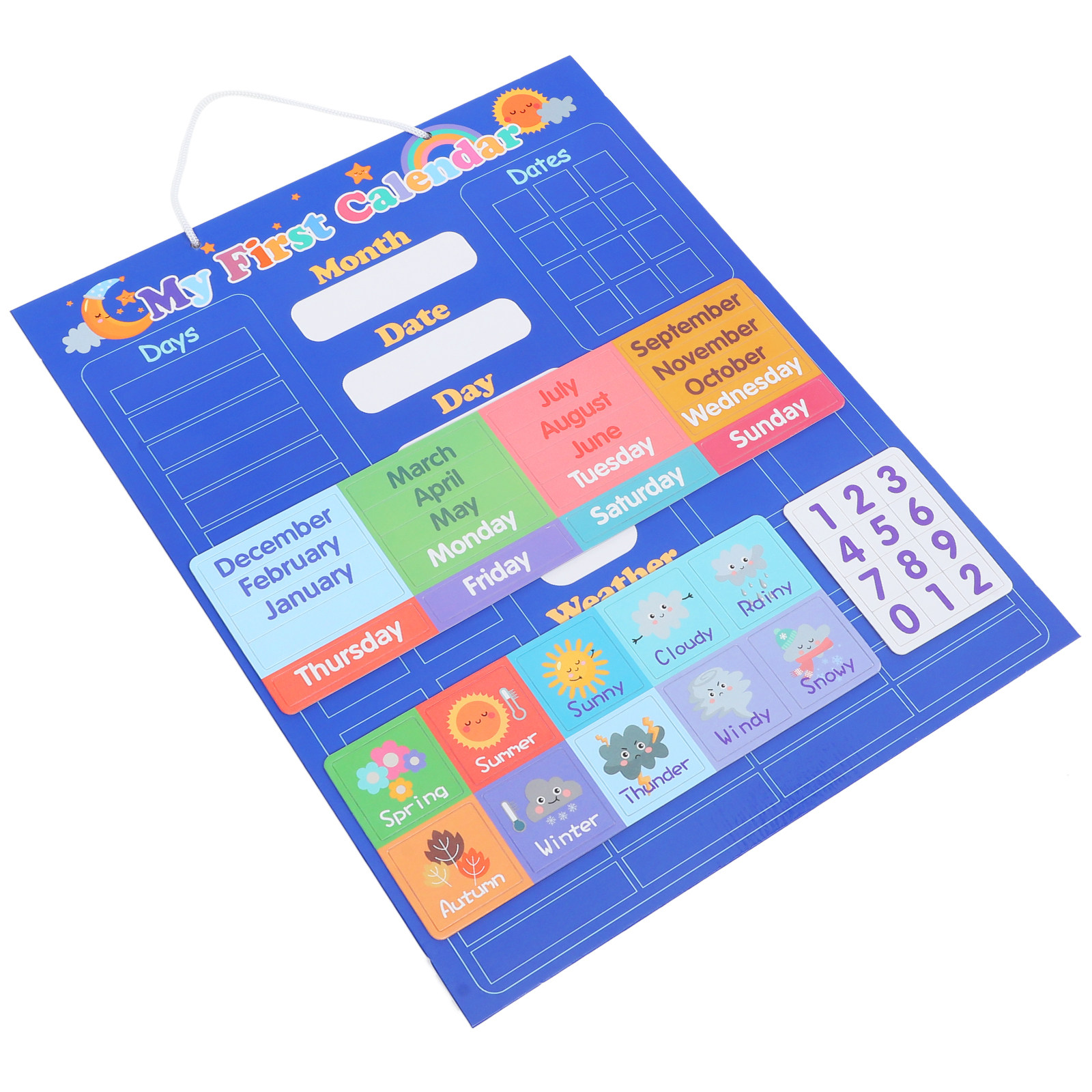 تقويم طقس إنجليزي للتعليق على  - مراجعة Kids Education Center وسعره