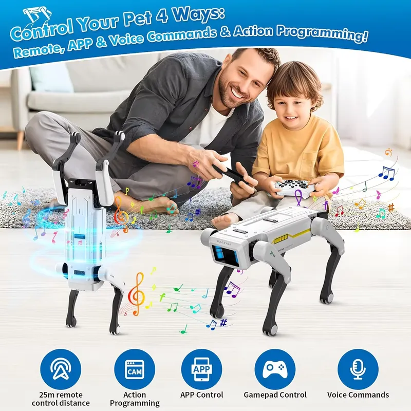 كلب روبوت ذكي تفاعلي، لعبة تعل - مراجعة Kids Education Program وسعره