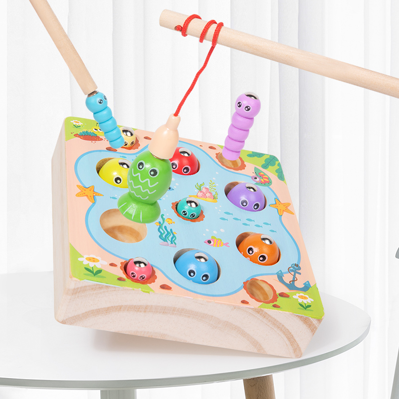 ألعاب صيد خشبية للأطفال ألعاب  - مراجعة Montessori Shelf Toy وسعره
