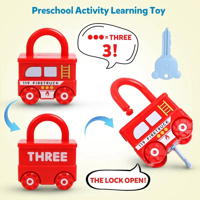 لعبة قفل متطابقة على شكل سيارة - مراجعة Montessori Shelf Toy وسعره