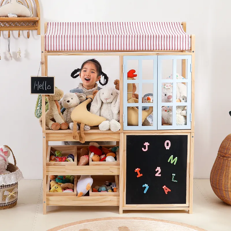 رف تخزين ألعاب الأطفال من الخش - مراجعة Montessori Shelf Toy وسعره