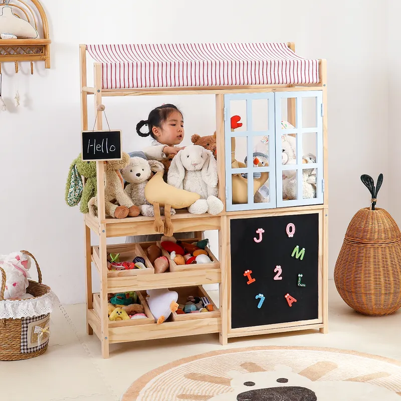 رف تخزين ألعاب الأطفال من الخش - مراجعة Montessori Shelf Toy وسعره