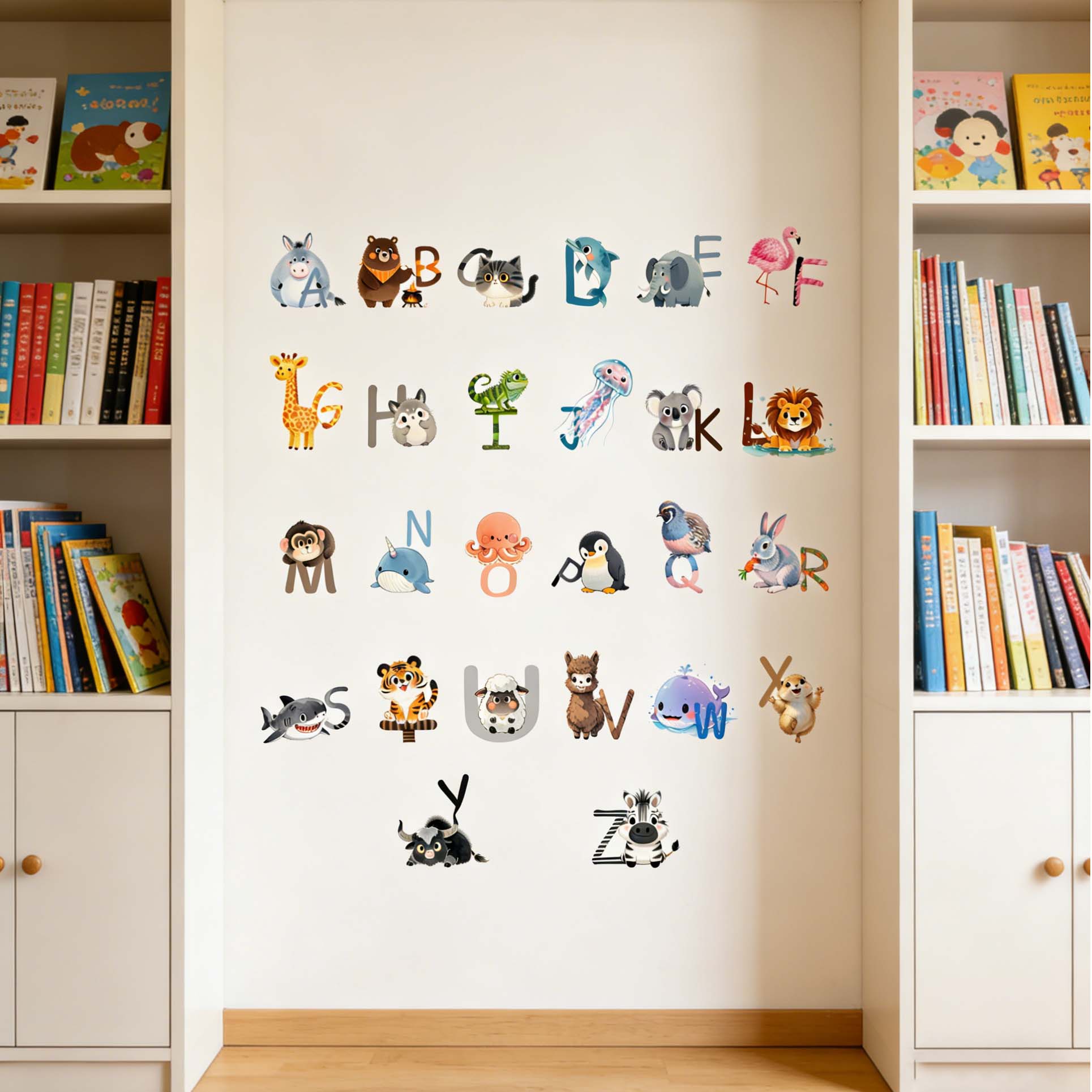 ملصقات جدارية للأبجدية الإنجلي - مراجعة Kids Education Center وسعره