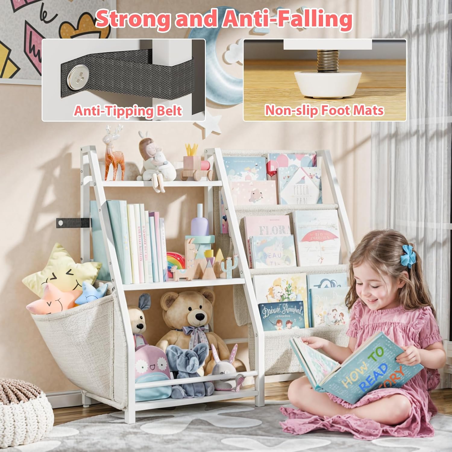 رف كتب للأطفال بثلاثة طبقات وت - مراجعة Montessori Shelf Toy وسعره